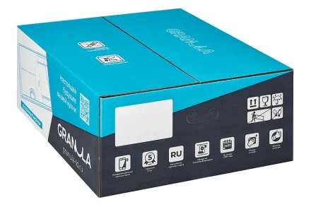 Кухонная мойка Granula 6501 (графит)