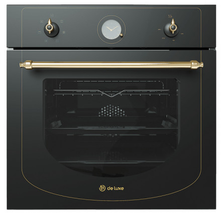 Электрический духовой шкаф De Luxe 6006.05эшв-061, черный