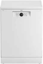 Посудомоечная машина Beko BDFN 26422 W, белый, инверторный двигатель, 6 программ, кнопочное управление, полноразмерная 