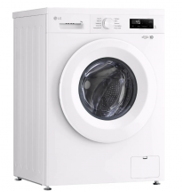 Стиральная машина LG F2Y1VS3W, белая, с паром, 9кг, 1200об/мин, инверторная, с фронтальной загрузкой