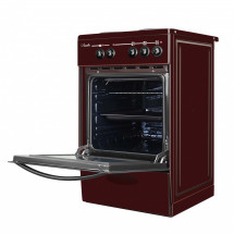 Электрическая плита Лысьва ЭП 301 СТ коричневый, объем духовки 57 л, 3 конфорки