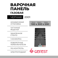 Варочная панель GEFEST 2001
