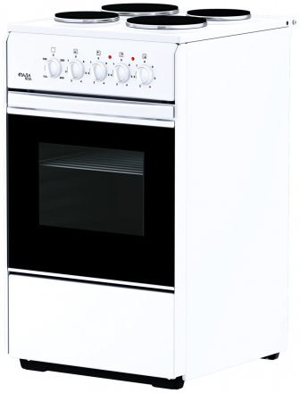 Электрическая плита ЛАДА NOVA AE 14027 W, белый, 4 зоны нагрева, 50 л, эмалированная, традиционная очистка 