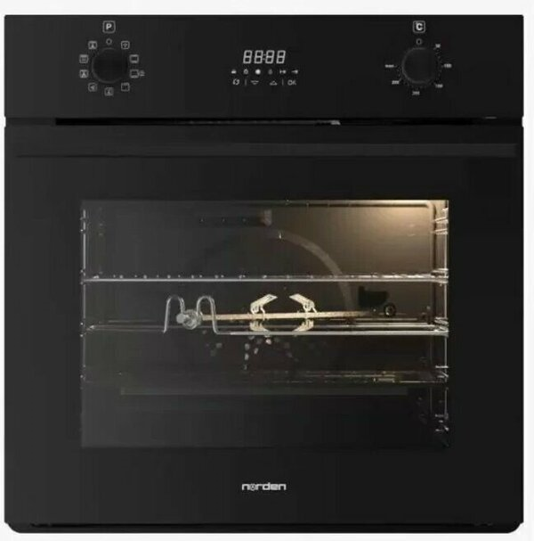 Встраиваемый электрический духовой шкаф Norden NRD 9000 BLG черный