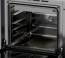 Кухонная плита Darina F KM341 323 W, комбинированная, электроподжиг, 3 газовые конфорки, 1 электрическая духовка, 50 лэлектрическая духовка, 