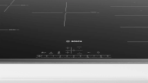 Индукционная варочная панель Bosch PXV845FC1E, цвет панели черный, цвет рамки серебристый