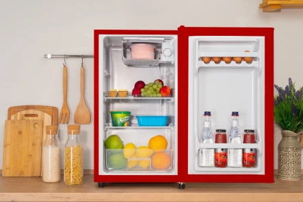 Холодильник Olto RF-090 RED, без No Frost, A+, 71,5х42,5х45