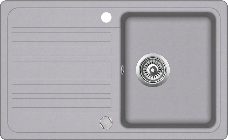 Кухонная мойка Aquasanita Notus SQ101AW (alumetallic 202)