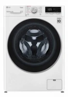 Стиральная машина LG F2V5HS1W, с функцией пара, инверторный двигатель, максимальная загрузка 7 кг, отжим 1200 об/мин, белый