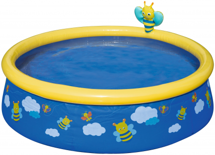 Каркасно-надувной бассейн Bestway My First Fast Set Spray Pool 57326 (голубой, 152x38)