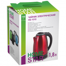 Чайник HomeStar HS-1010 (красный)
