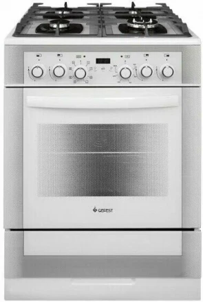 Кухонная плита GEFEST 6502-03 0242, комбинированная, 4 газовые конфорки, электроподжиг, 55 л