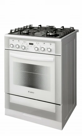 Кухонная плита GEFEST 6502-03 0242, комбинированная, 4 газовые конфорки, электроподжиг, 55 л