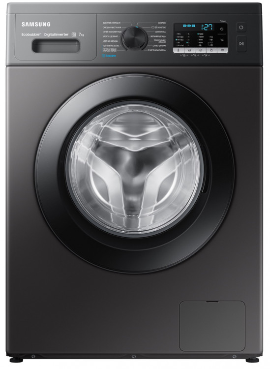 Стиральная машина Samsung WW70AG5S21CX, максимальная загрузка белья 7 кг, 1200 об/мин, 14 программ