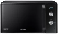 Микроволновая печь Samsung MS23K3614AK/BW, 23 л, с LED дисплеем, БИОкерамическим покрытием, равномерной системой нагрева, черная