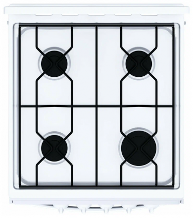 Кухонная плита Лада Nova RG 24043 W, газовая, газ-контроль, 50 л, 4 конфорки 