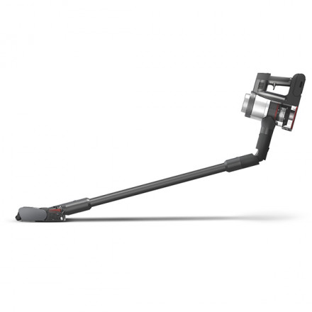 Беспроводной вертикальный пылесос BQ VCA1005W серый, управление мощностью на рукоятке, подсветка зоны уборки