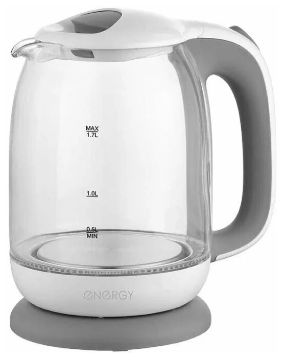 Электрочайник Energy E-281 (белый/серый)
