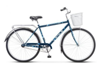 Велосипед STELS Navigator-300 С 28&quot; Z010 LU101059 LU094716 20&quot; Темно-синий 2023 +корзина