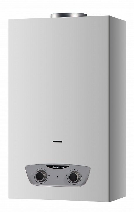 Проточный газовый водонагреватель Ariston Fast R ONM 14 NG RU 3632312, 14 л/мин, 24 кВт, расход газа (сжиж./природ.) 2.75 м³/ч