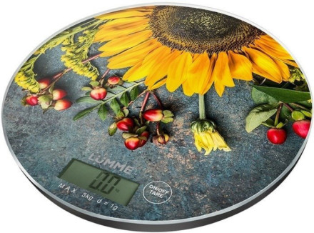 Кухонные весы Lumme LU-1341 (летние цветы)