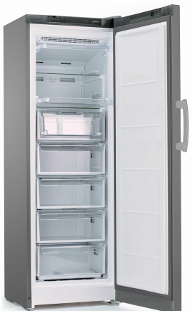 Морозильник INDESIT DFZ 5175 G, No Frost, серебристый