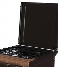 Кухонная плита GEFEST 6100-02 0010, газ-контроль духовки, электроподжиг, газовая, 4 конфорки, 52 л