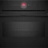 Духовой шкаф электрический встраиваемый с СВЧ Bosch CMG9241B1, Serie 8, черный, традиционная очистка, 10 режимов