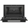 Духовой шкаф электрический встраиваемый с СВЧ Bosch CMG9241B1, Serie 8, черный, традиционная очистка, 10 режимов
