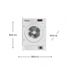 Встраиваемая стиральнаятмашина Bosch WKD28260ME  