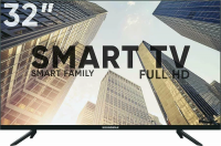 32" Телевизор SOUNDMAX SM-LED32M16S, LED, Full HD, 60 Гц,  Smart TV, чёрный