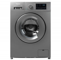 Стираьная машина БИРЮСА WM-SM712/08 M Металлик, 7 кг, 1200 об/мин, 12 программ, инверторная, с паром 