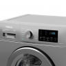 Стираьная машина БИРЮСА WM-SM712/08 M Металлик, 7 кг, 1200 об/мин, 12 программ, инверторная, с паром 