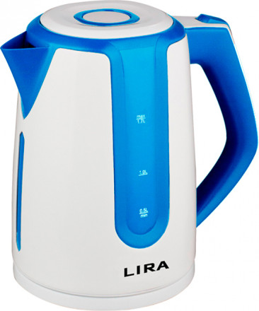 Чайник LIRA LR 0103 (белый/голубой)