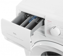 Стиральная машина TCL TWOF-606W10W1 White, с фронтальной загрузкой, с паром, 6кг, 1000об/мин, инверторная