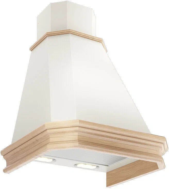 Кухонная вытяжка Elikor Пергола 60П-650-П3Л (бежевый/дуб неокрашенный)