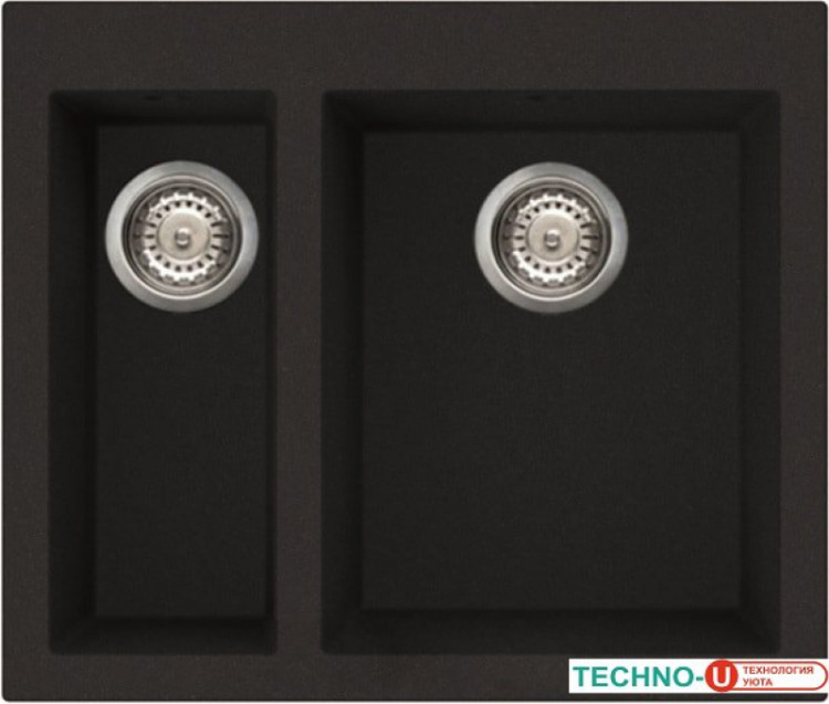 Кухонная мойка Elleci Quadra 150 Kuro K86