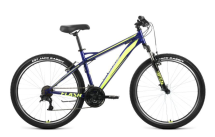 Велосипед FORWARD FLASH 26 1.2 (26&quot; 21 ск. рост. 17&quot;) 2022, синий/ярко-зеленый, RBK22FW26656