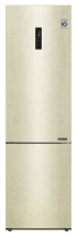 Холодильник LG GA-B509CESL, 384 л, внешнее покрытие-металл, размораживание - No Frost, дисплей, 59.5 см х 203 см х 68.2 см