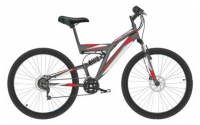 Велосипед BLACK ONE Phantom FS 27 серый/красный/серый 18" HQ-0005334