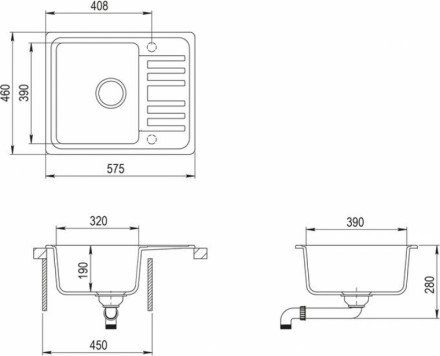 Кухонная мойка Aquasanita Notus SQ102AW (silica 111)