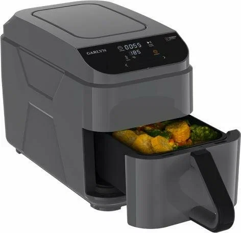 Аэрогриль GARLYN AG-1500, 17 программ, чаша 5,5 л, сенсорная панель, 1500 Вт, диапазон температуры 40-200 °C, самоочистка