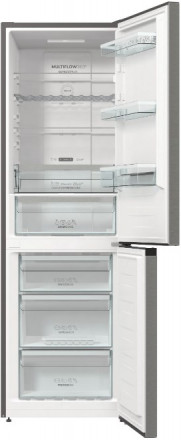 Холодильник Gorenje NRK6192AXL4, Full No Frost, дисплей, зона свежести, ионизатор