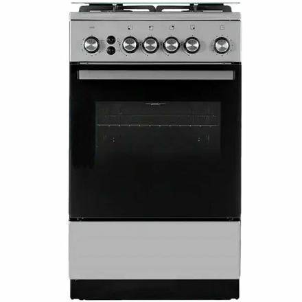 Газовая плита DE LUXE 5040.40г(кр)чр 010 нержавеющая сталь