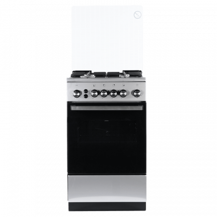 Газовая плита DE LUXE 5040.40г(кр)чр 010 нержавеющая сталь