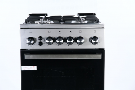 Газовая плита DE LUXE 5040.40г(кр)чр 010 нержавеющая сталь