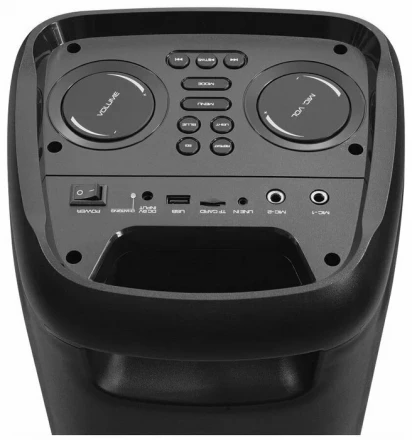 Акустическая колонка GINZZU GM-215, 160 Вт, Bluetooth, чёрный