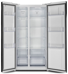 Холодильник Hyundai CS5003F, белое стекло
