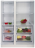 Холодильник Hyundai CS5003F, белое стекло