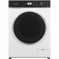 Стиральная машина с сушкой Hyundai WFD8216, белая, 8/5кг, 1200об/мин, инверторная, с фронтальной загрузкой, с паром